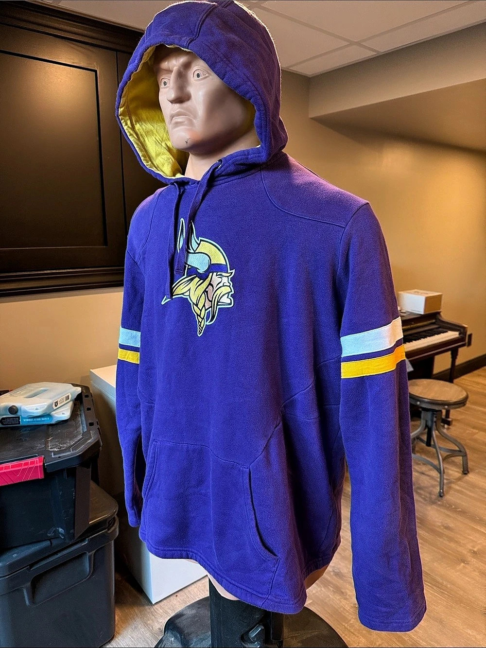 Fanatics Minnesota Vikings hoodie Men's Purple & Yellow 2XL